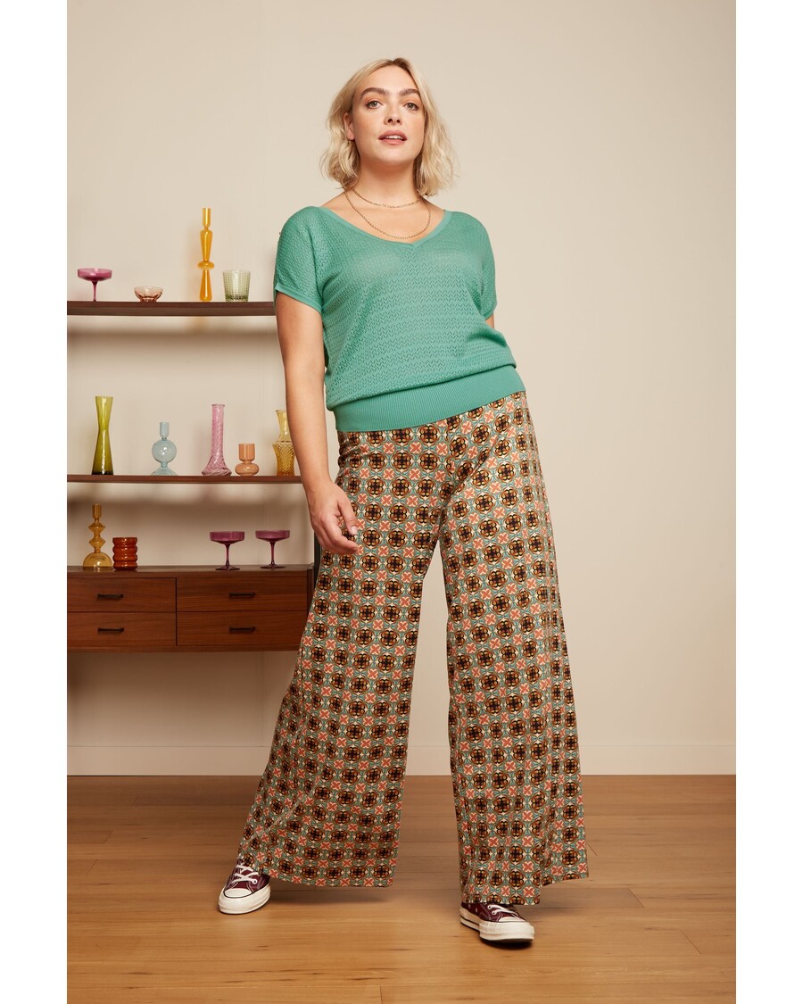 King Louie Border Palazzo Pants Casey