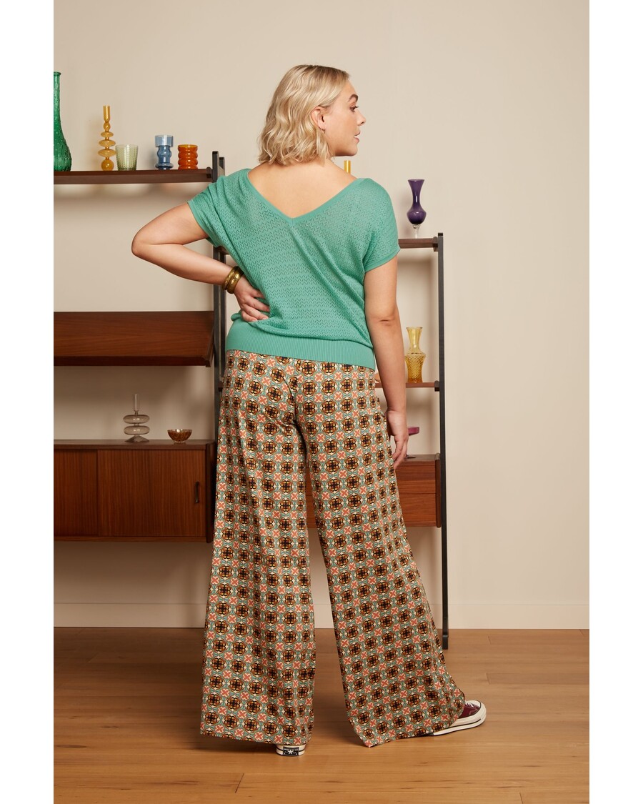 King Louie Border Palazzo Pants Casey