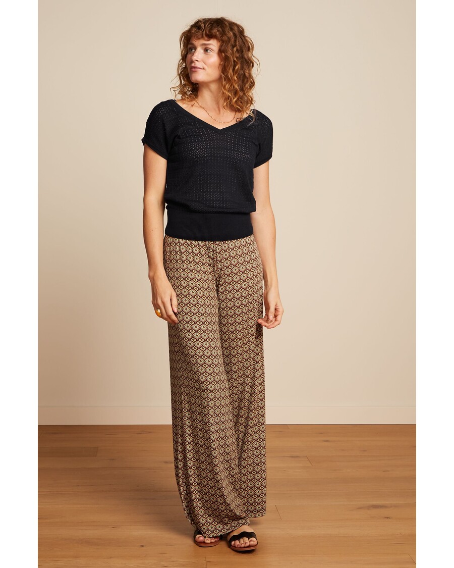 King Louie Border Palazzo Pants Smith