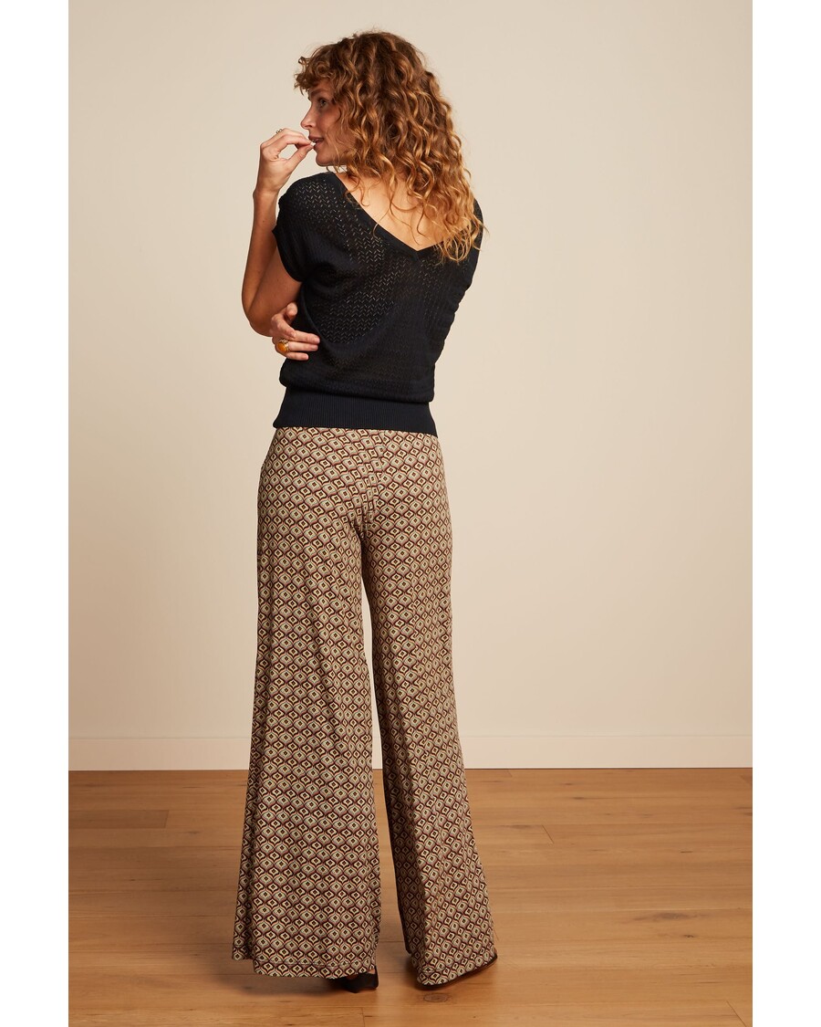 King Louie Border Palazzo Pants Smith
