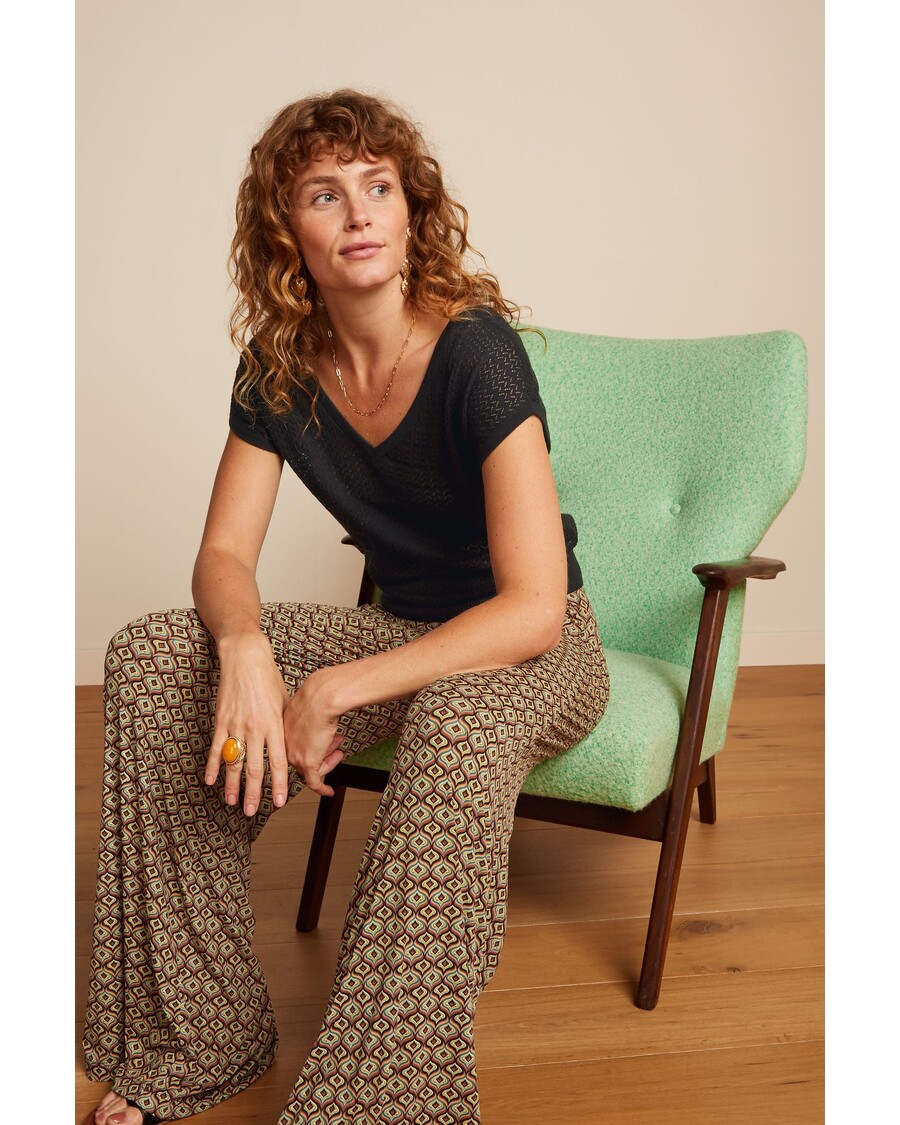 King Louie Border Palazzo Pants Smith