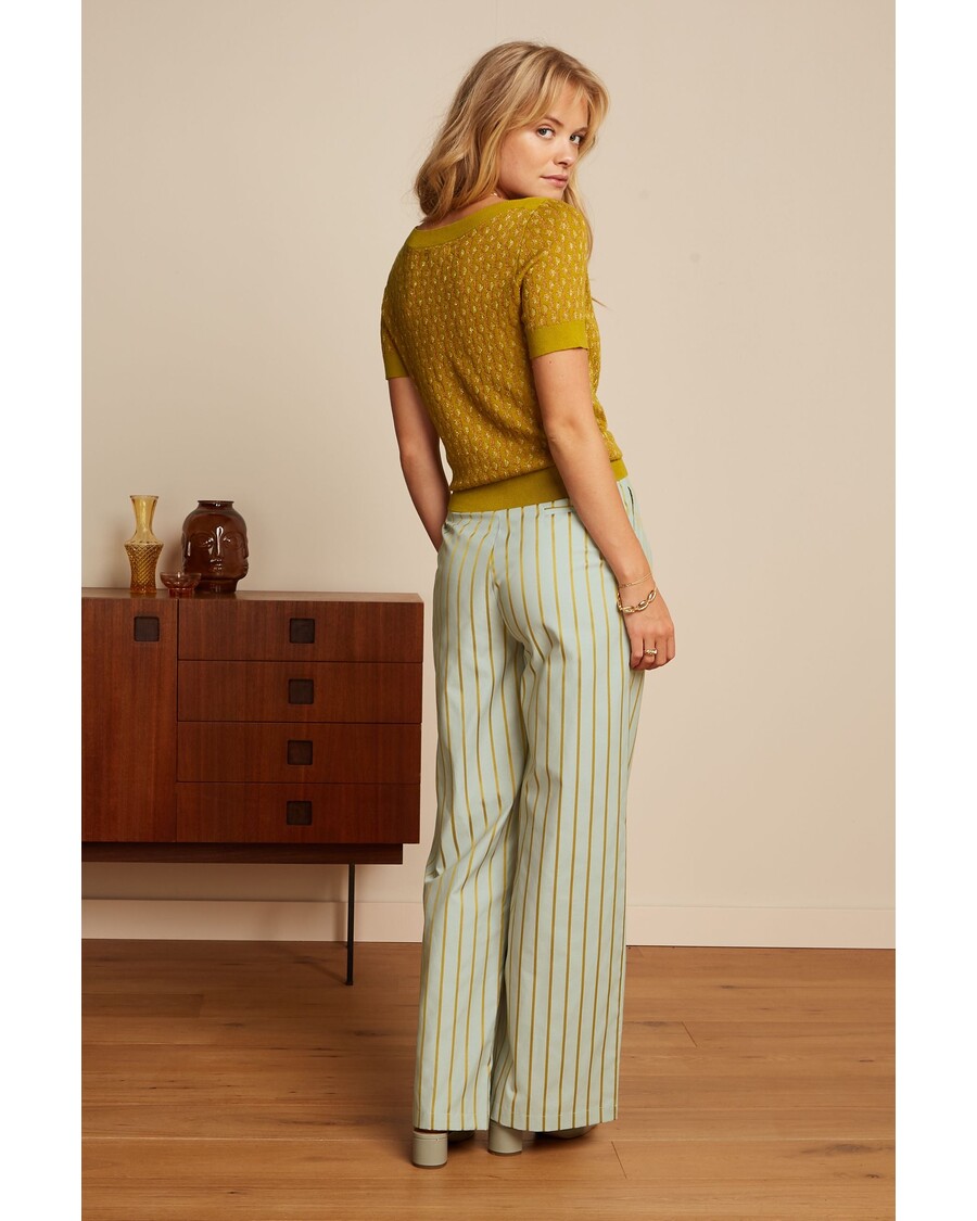 King Louie Neva Pants Ash Stripe