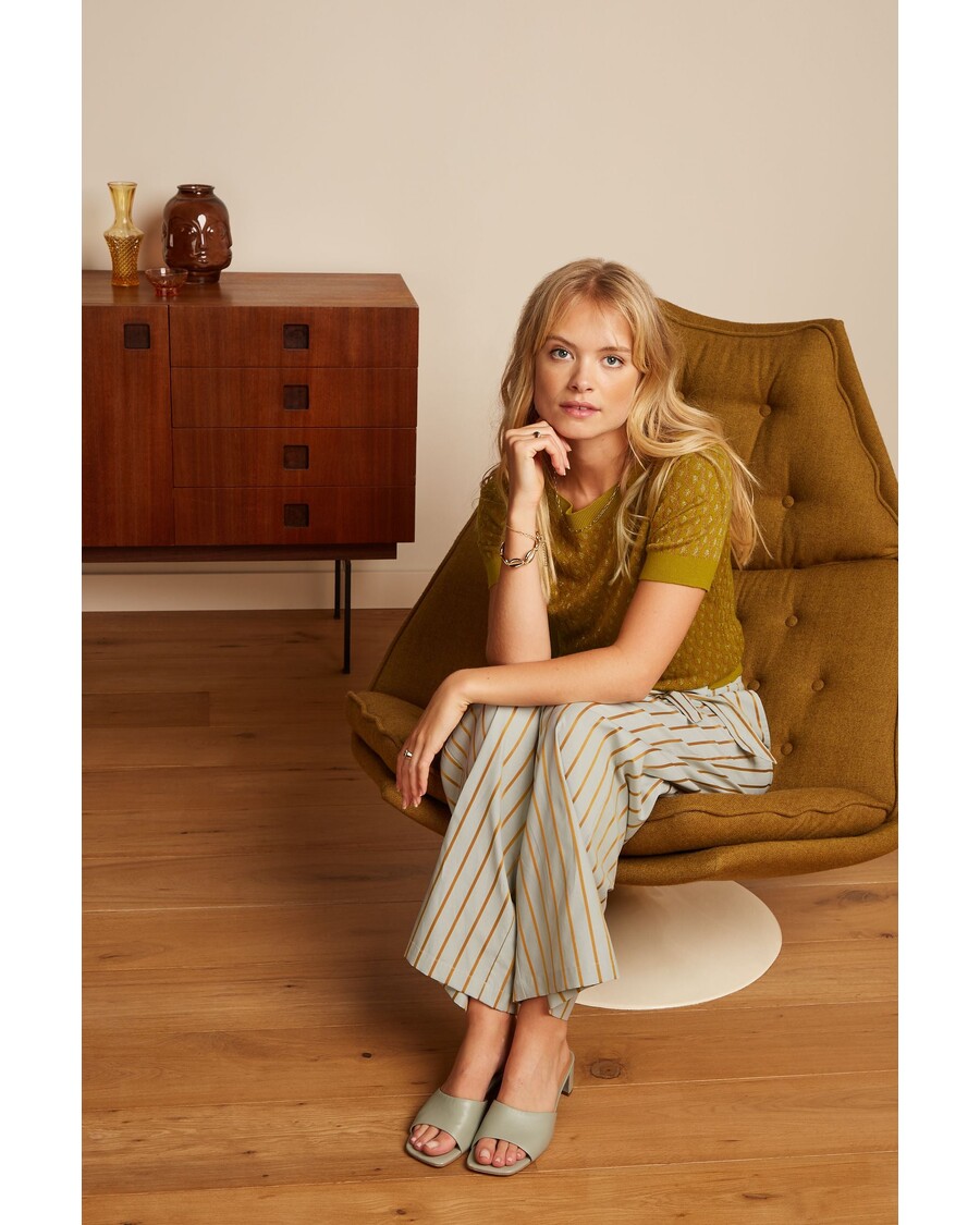 King Louie Neva Pants Ash Stripe