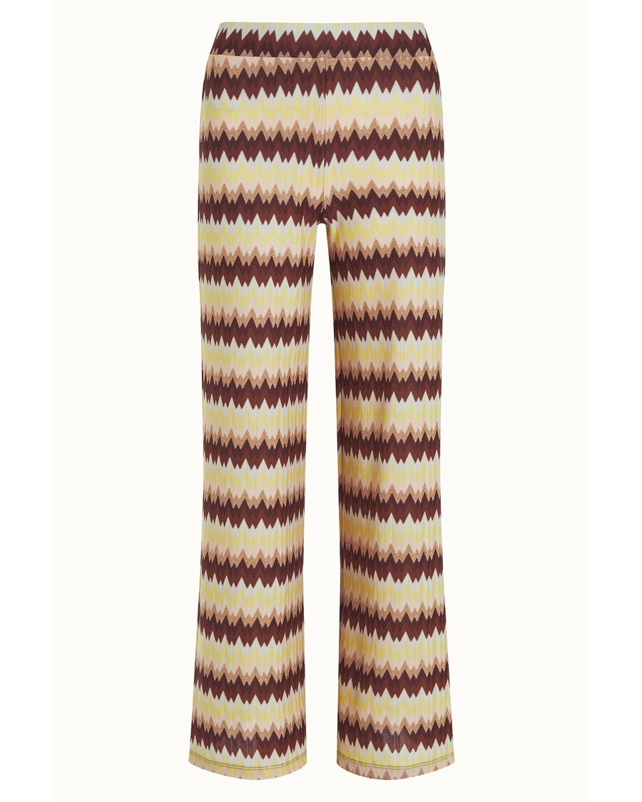 King Louie Border Palazzo Pants Carmine