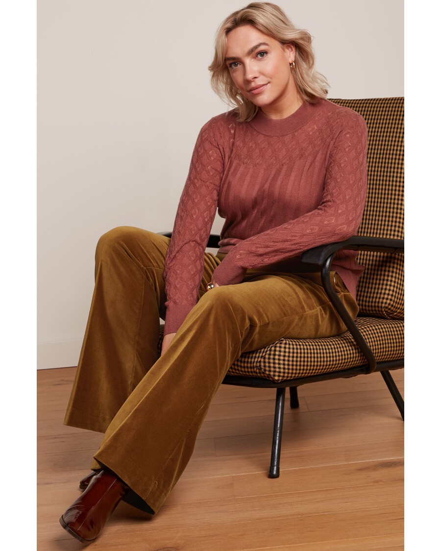 King Louie Marcie Flared Pants Uni Fargo