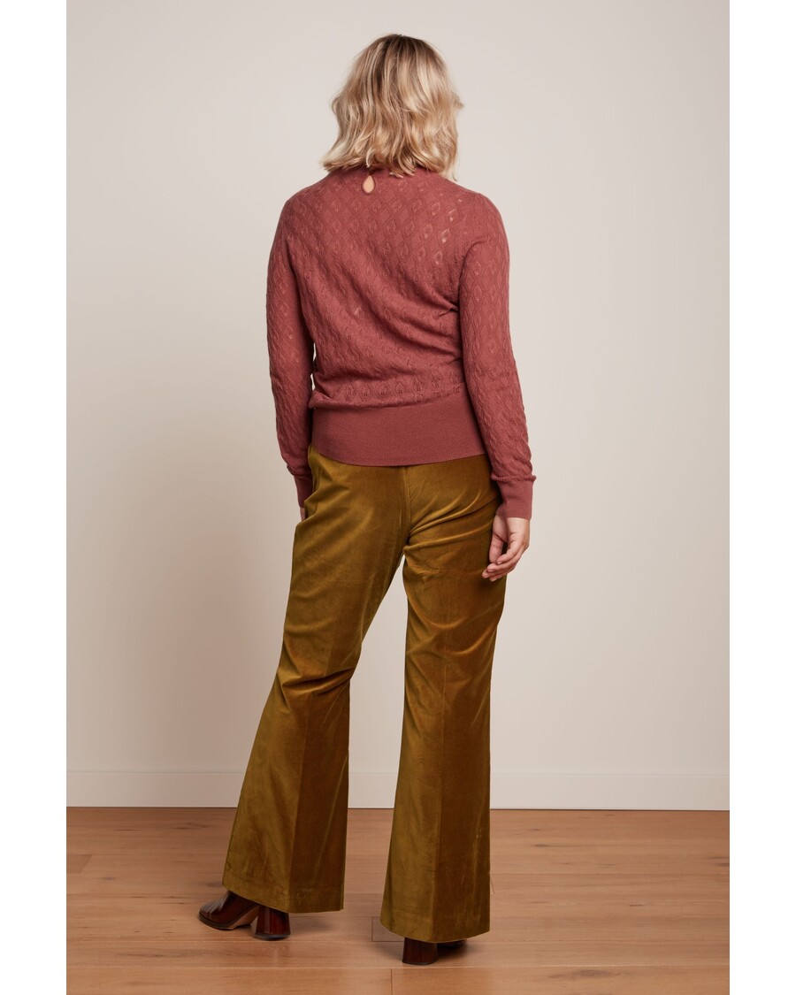 King Louie Marcie Flared Pants Uni Fargo