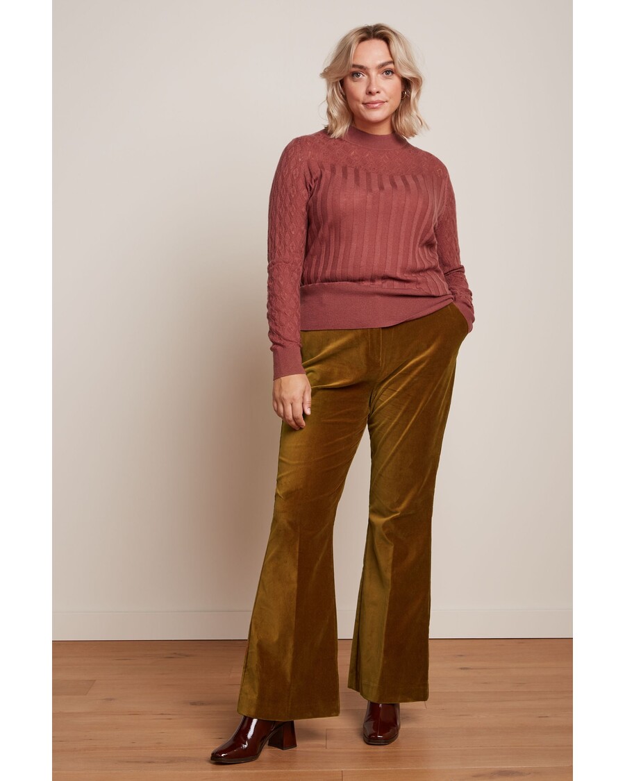 King Louie Marcie Flared Pants Uni Fargo