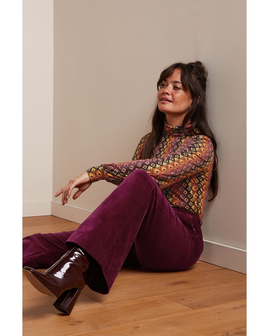 King Louie Marcie Flared Pants Uni Fargo