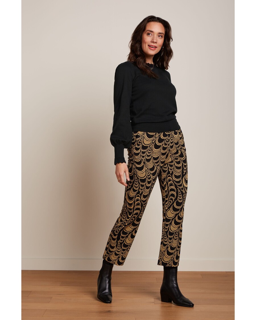 King Louie Luz Cropped Pants Bobbin Jacquard
