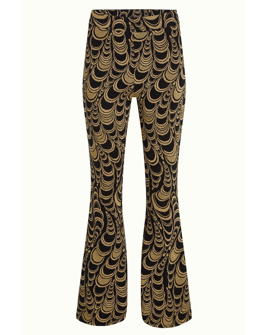 King Louie Flared Pants Bobbin Jacquard