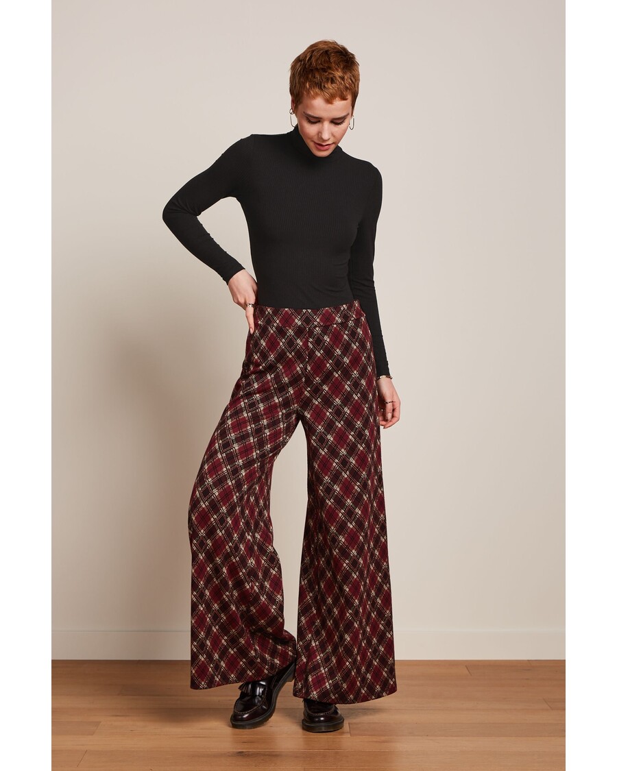 King Louie Border Palazzo Pants Riley Jacquard