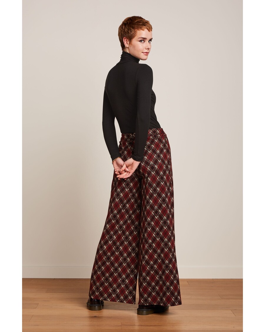 King Louie Border Palazzo Pants Riley Jacquard