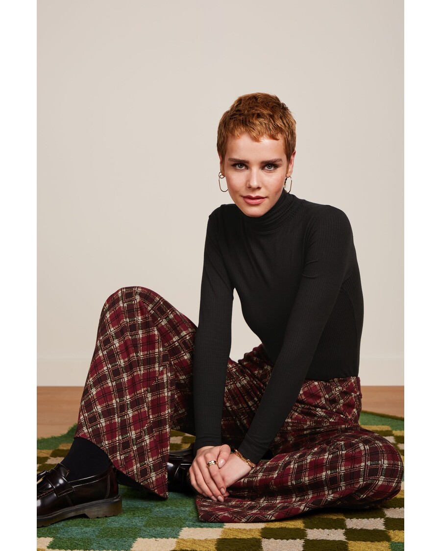 King Louie Border Palazzo Pants Riley Jacquard