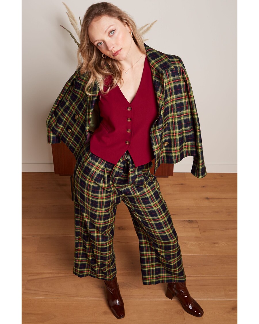 King Louie Ava Pants Lucky Check