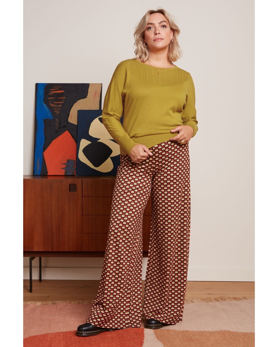 King Louie Border Palazzo Pants Valet