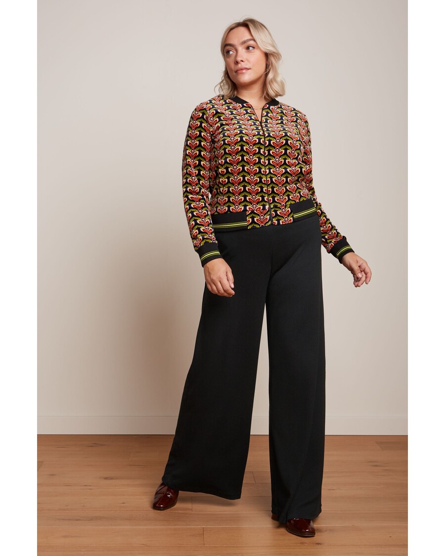 King Louie Border Palazzo Pants Milano Crepe