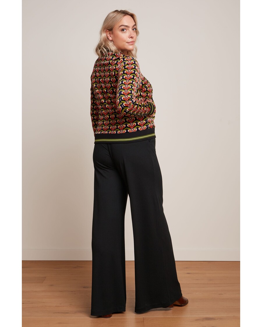 King Louie Border Palazzo Pants Milano Crepe