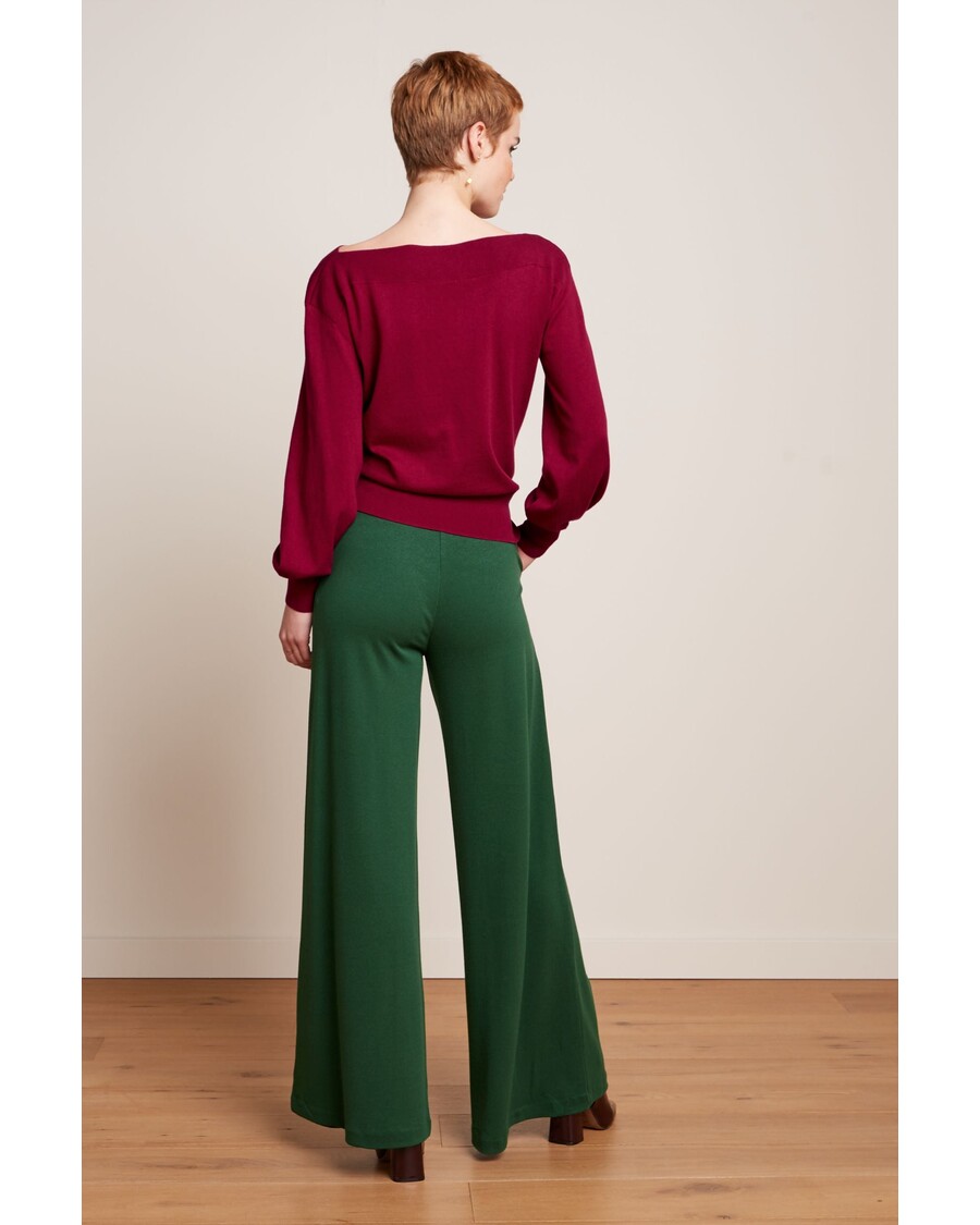 King Louie Border Palazzo Pants Milano Crepe