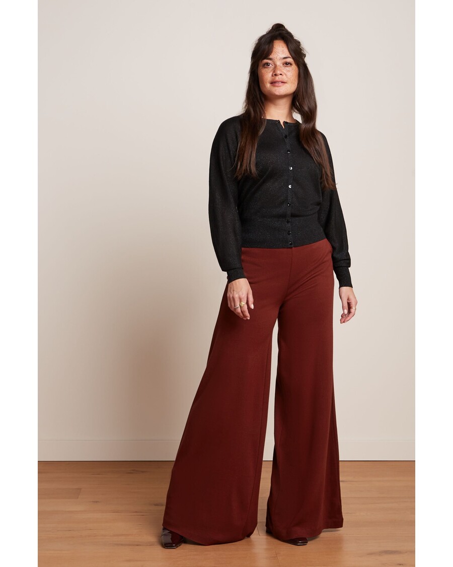 King Louie Border Palazzo Pants Milano Crepe